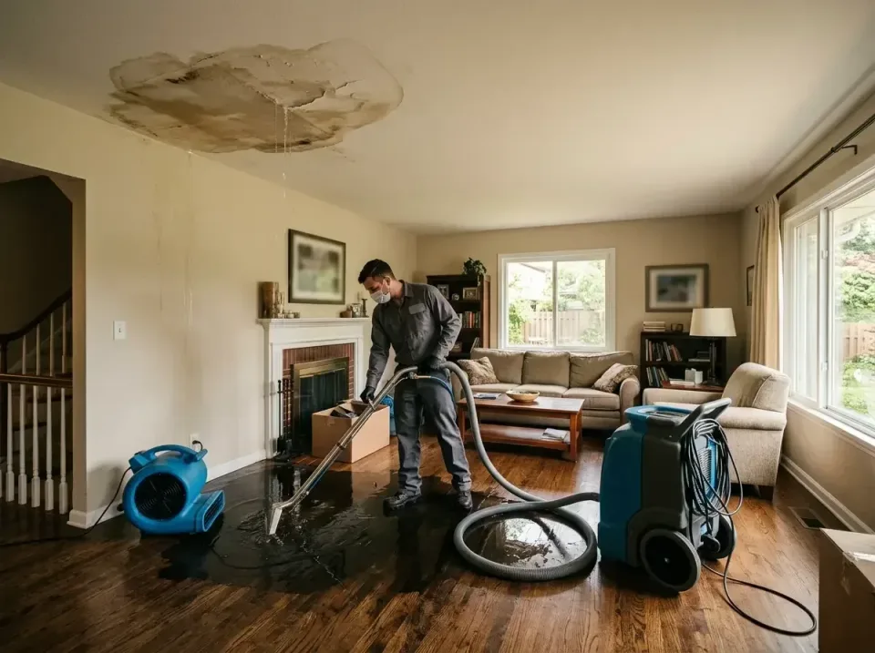 attic-pipe-burst-ceiling-drip-008 — frequently asked questions, Water Damage Restoration & Carpet Care in Manchester, PA